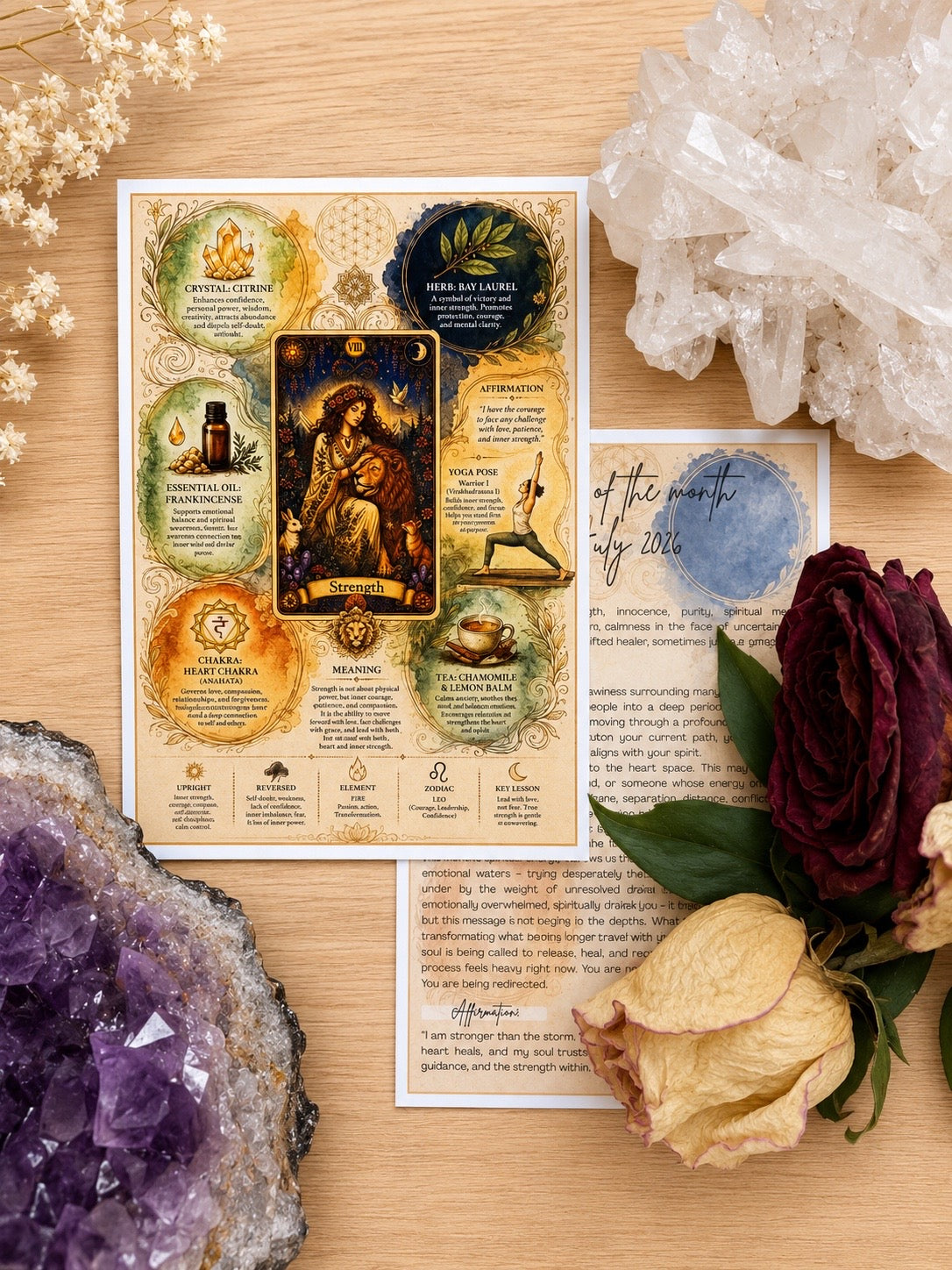 July Tarot Ritual Mail Club – Past Edition