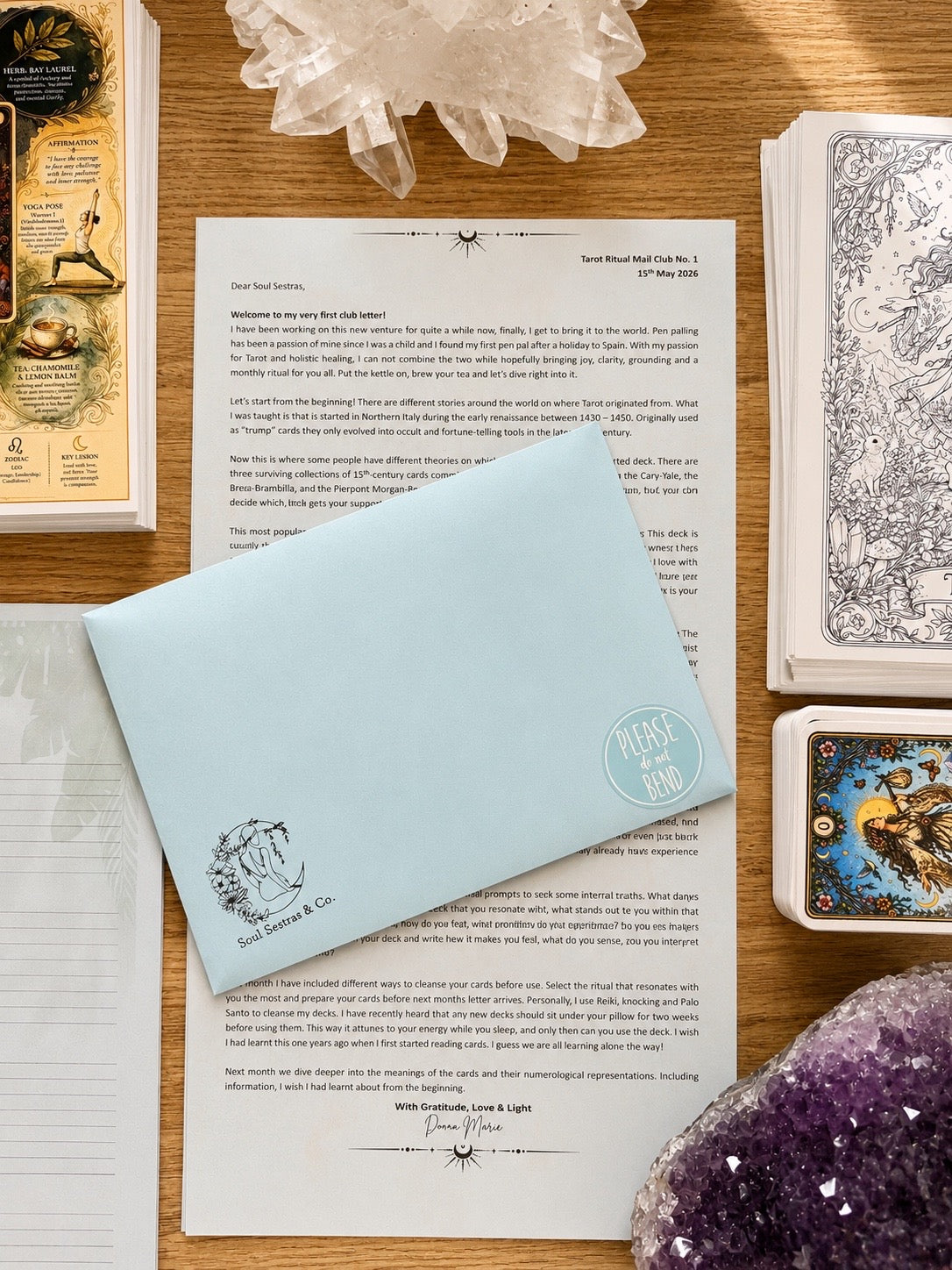 July Tarot Ritual Mail Club – Past Edition